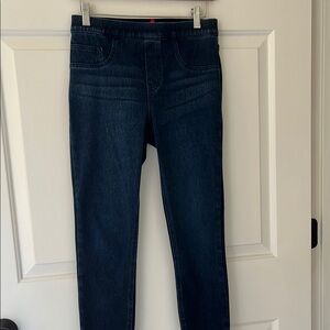 SPANX Women's Skinny Jeans - Dark Blue Pull On